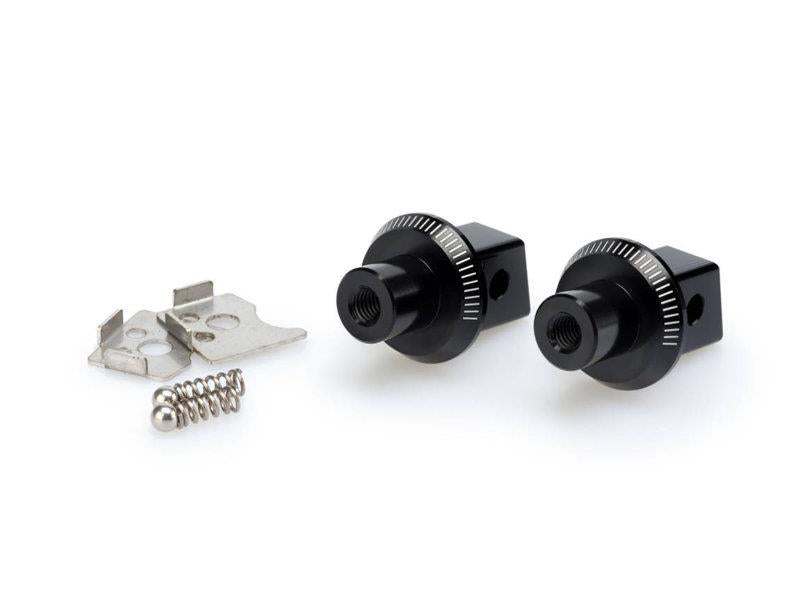 Puig Pillion Footpeg Adaptors Black 7064N
