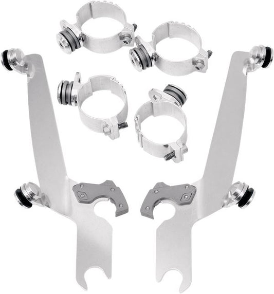 MEMPHIS SHADES Trigger Lock Windshield Mounting Kit Complete Without OEM light bar MEM8928
