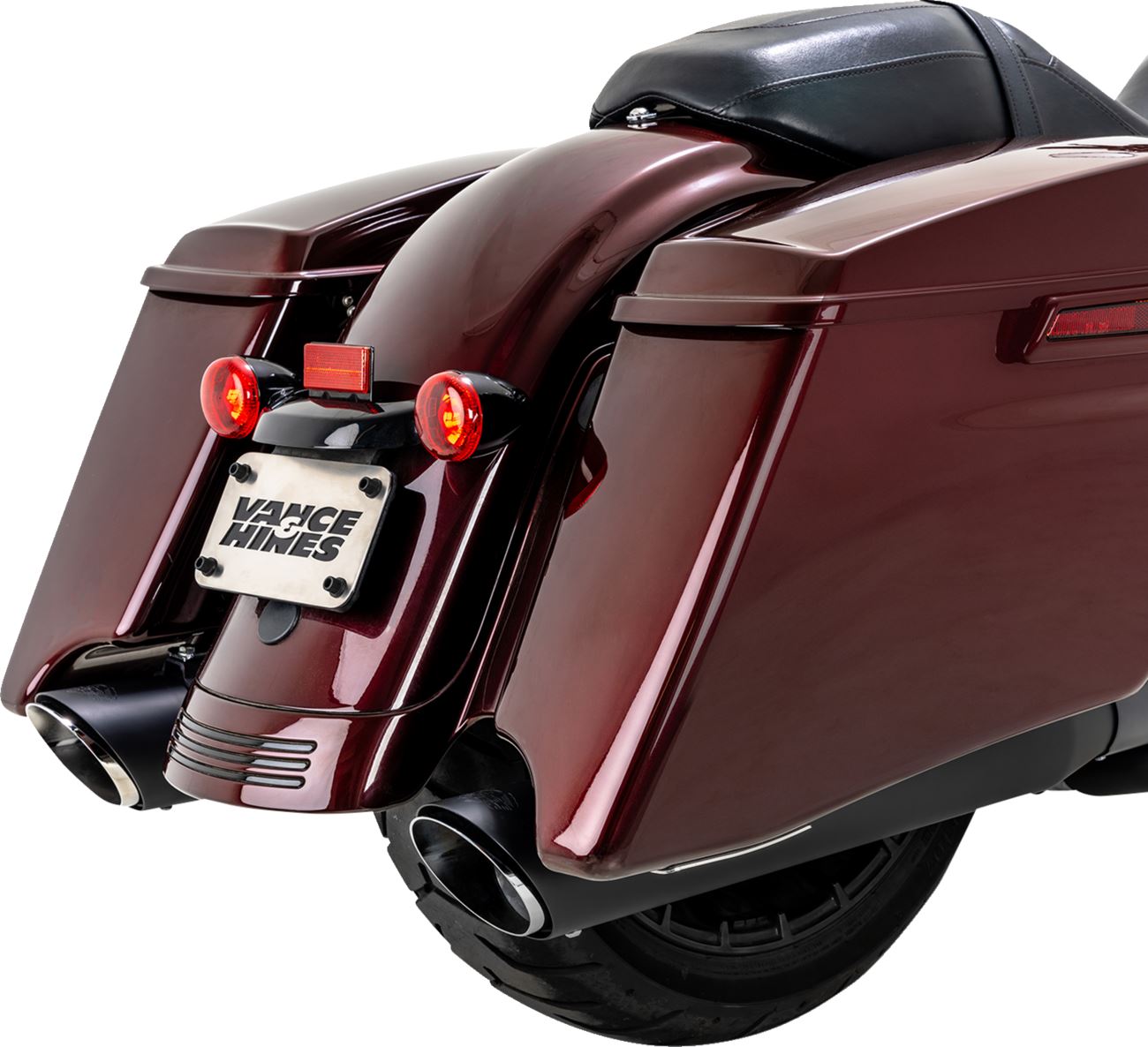Vance & Hines Twin Slash Slip-On Muffler For HD FLHRXS 1868 17-24 46672