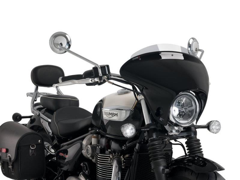 PUIG Batwing Sport Screen Light Smoke for Triumph Bonneville Speedmaster 18-25 21116H