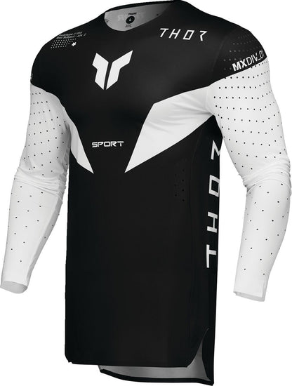 THOR SPORTMODE Strike Jersey BLACK 2024 Model