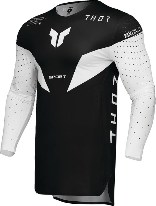 THOR SPORTMODE Strike Jersey BLACK 2024 Model