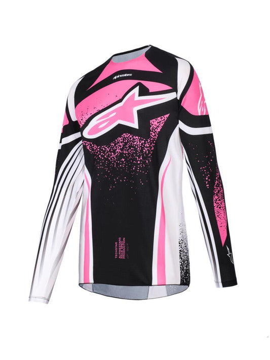 ALPINESTARS Stella Techstar Nomur Jersey BLK/WH/FUCHSIA 2025 Model