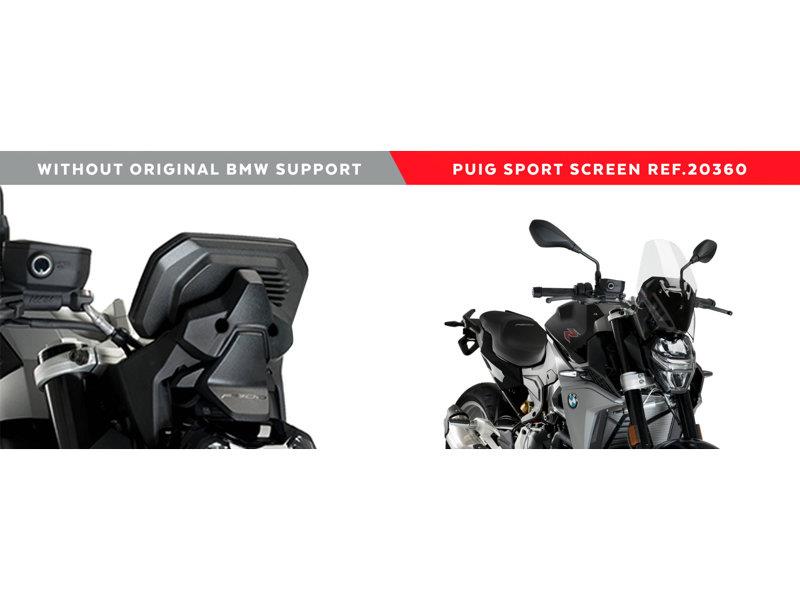 PUIG New Generation Sport Screen Clear for BMW F900 R 20-25 20360W