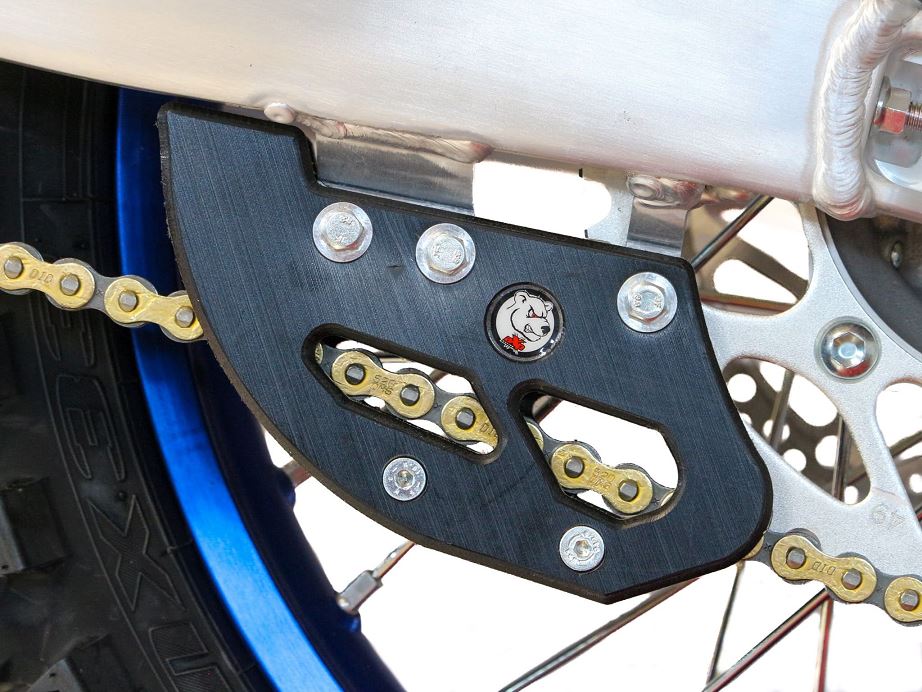 AXP Racing Chain Guide For Yamaha WR 450 F 2023-2025 Black Plastic AX1717