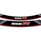 Puig Wheel Rim Stickers Silver 22004N