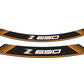 PUIG Wheel Rim Stickers Orange for Kawasaki Z650 17-25 9290T