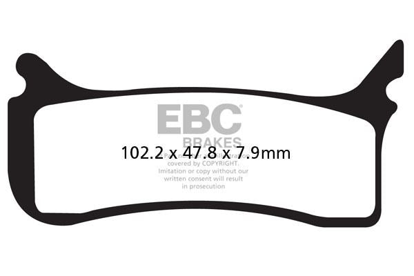 Ebc Extreme Pro Sindered Brake Pads For Husaberg FS 450 C 2004 EPFA406HH