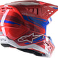 Alpinestars Supertech SM5 Action Red & Blue Act2 Mx Helmet