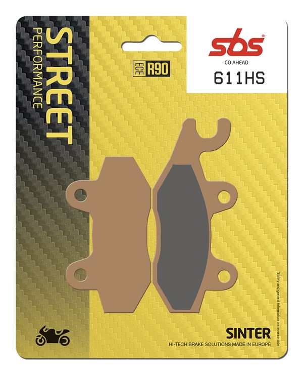 Sbs HS Street Excel Sintered Front Brake Pads For Kawasaki KLX 230 89-25 611HS
