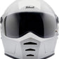 BILTWELL Lane Splitter White Motorcycle Helmet