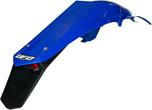 UFO ENDURO REAR FENDER W/ LED-LIGHT YAMAHA WR250/450F REFLEX-BLUE YA03889-089
