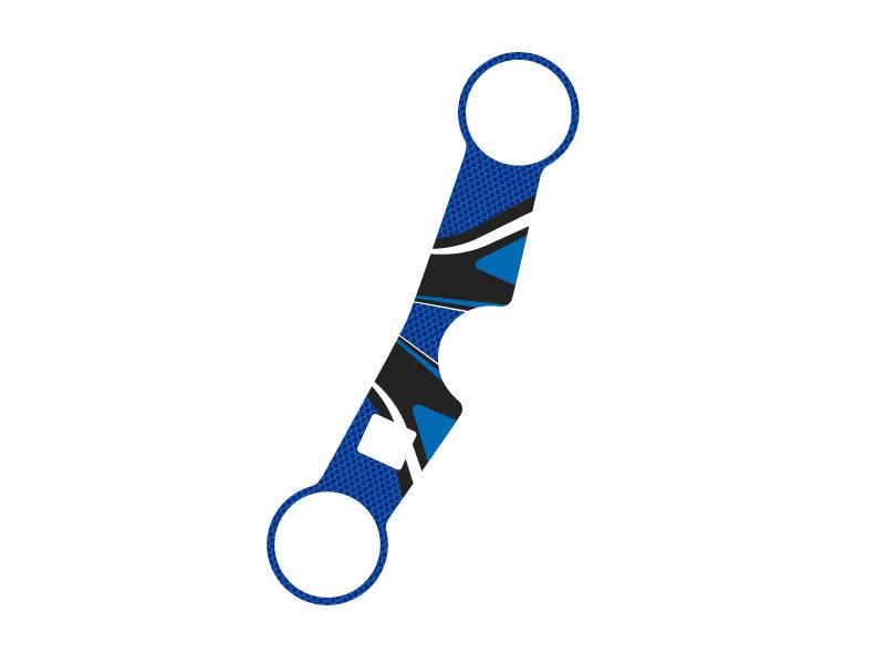 PUIG Radikal Yoke Protector Blue for Suzuki GSX R 600 01-03 6916A