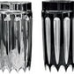 Paul Yaffe Bagger Fork Slider Covers For Harley FLS 1690 83-17 SC-YB-6.25-BLK