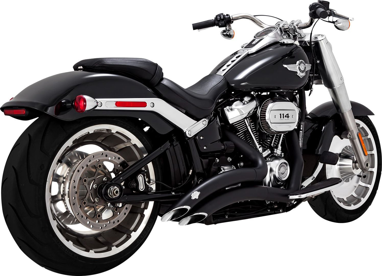 Vance & Hines Big Radius Exhaust System BLK 18+ FB 46375