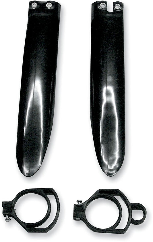 UFO FORK SLIDER PROTECTORS KAWASAKI KX85 BLACK KA03711-001