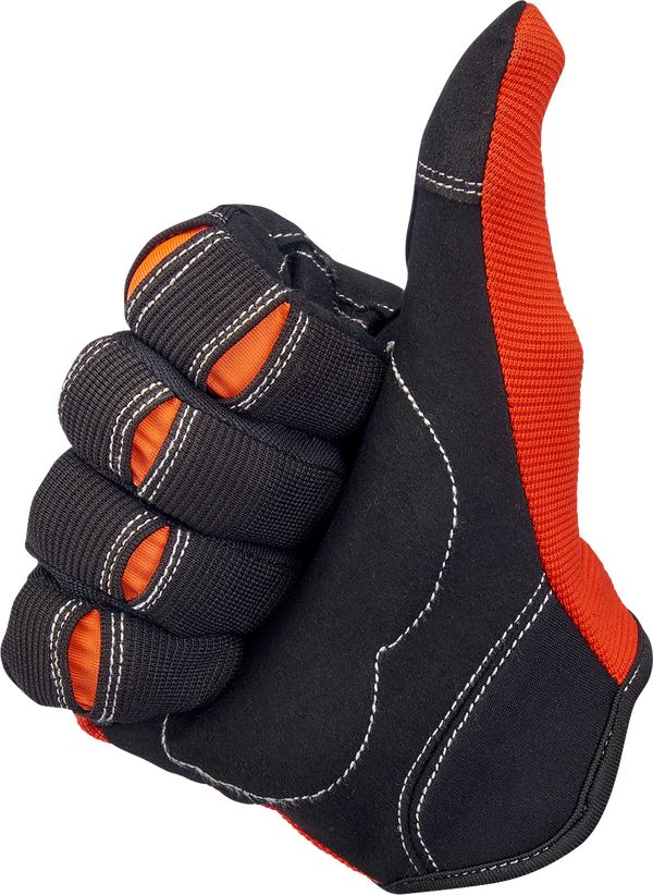 Biltwell Motorcycle Gloves Moto Orange/Black