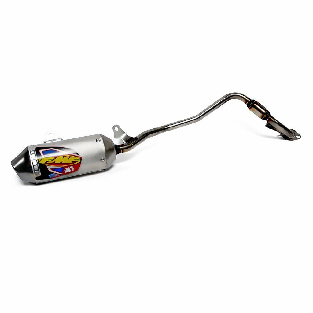 FMF Factory 4.1 Exhaust Systems Aluminium w/ Stainless Steel P-BOMB for Honda CRF 110 F 19-27 041625
