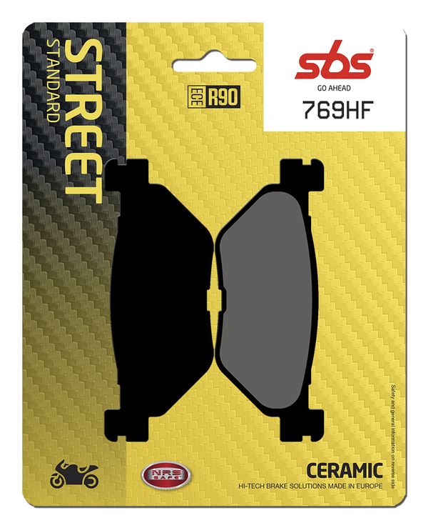 Sbs HF Street Ceramic Organic Brake Pads For Yamaha XVS 950 C 2001-2021 769HF
