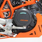 AXP Racing Skid Plate Orange Polyethylene (Hdpe) For KTM Enduro 2008-2025 Ax1700