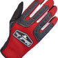 Biltwell Motorcycle Gloves Anza Red/Black