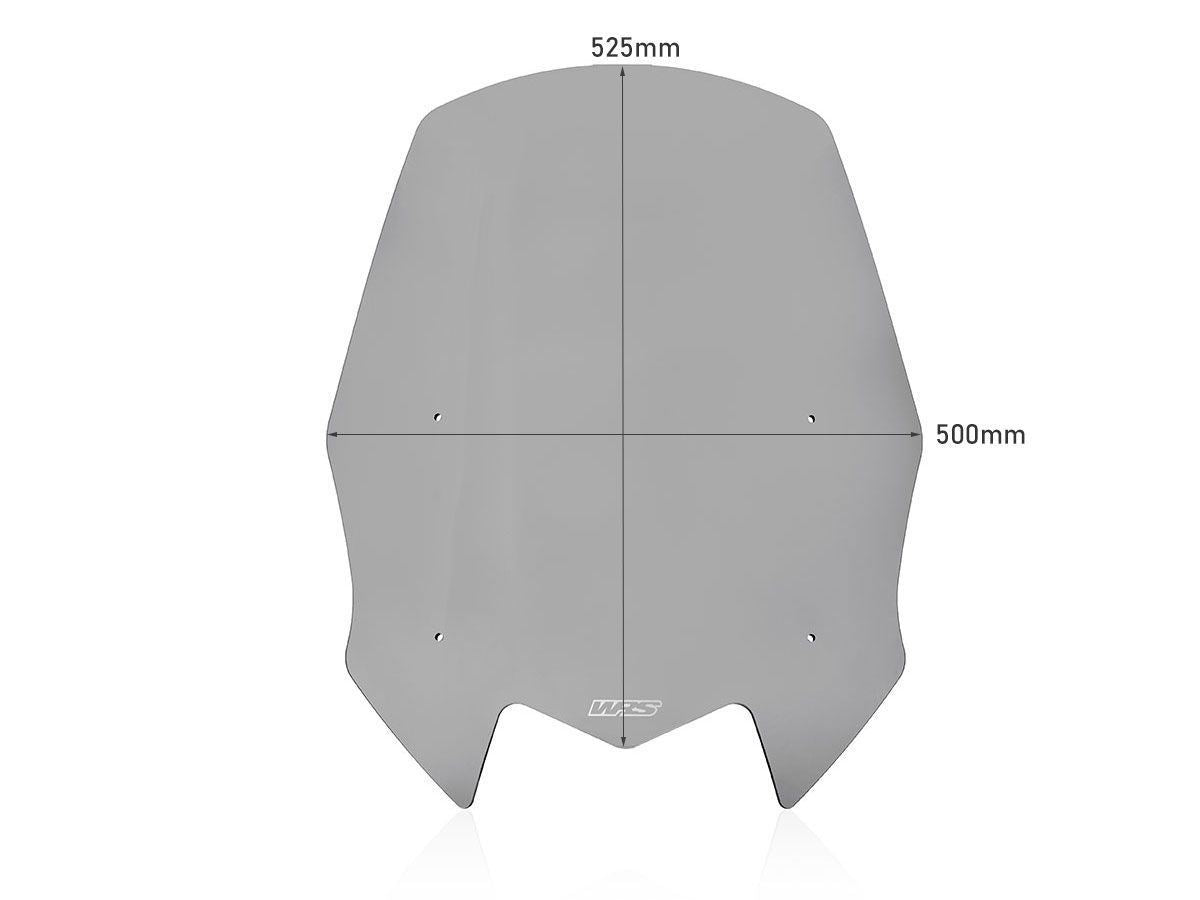 WRS Windscreen Tour Yamaha Tmax560 Smoke Ya022f