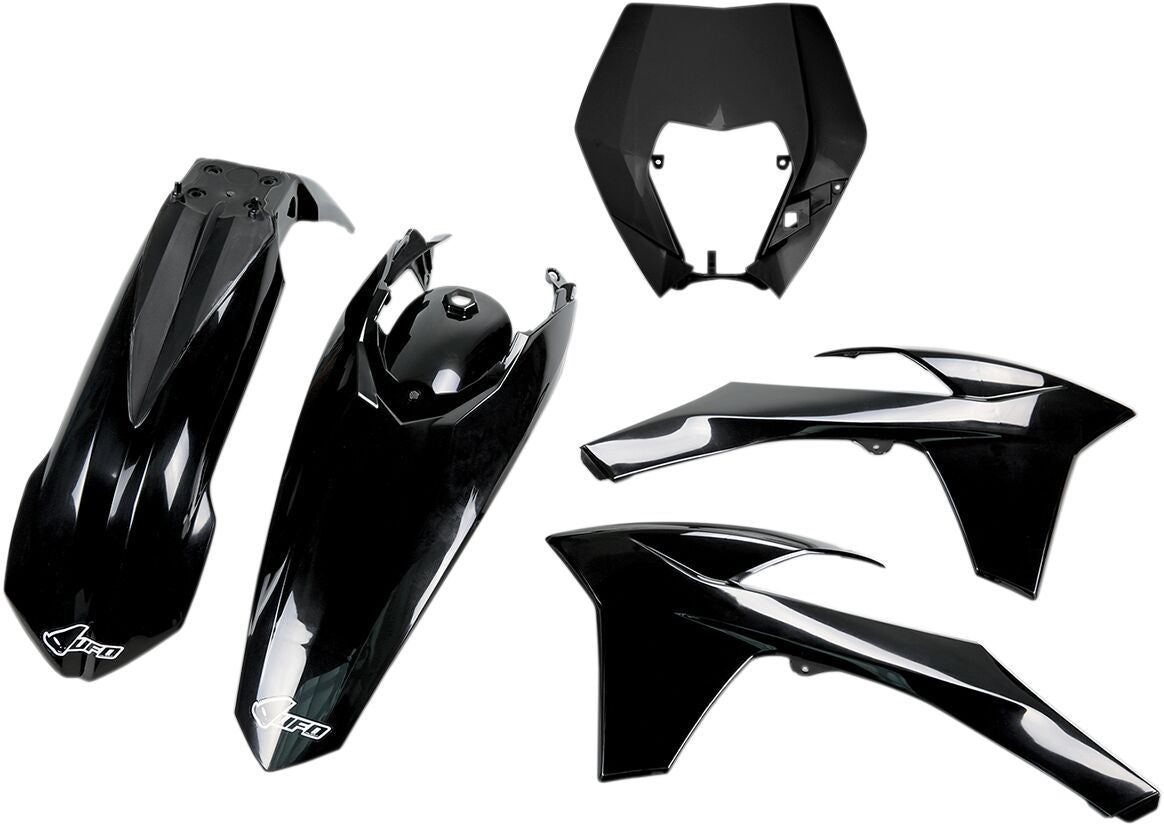 UFO Body Kit For KTM Exc200 12-13 Black KTKIT521-001