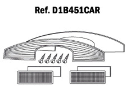 SHAD SH45 Replacement White Reflectors D1B451CAR