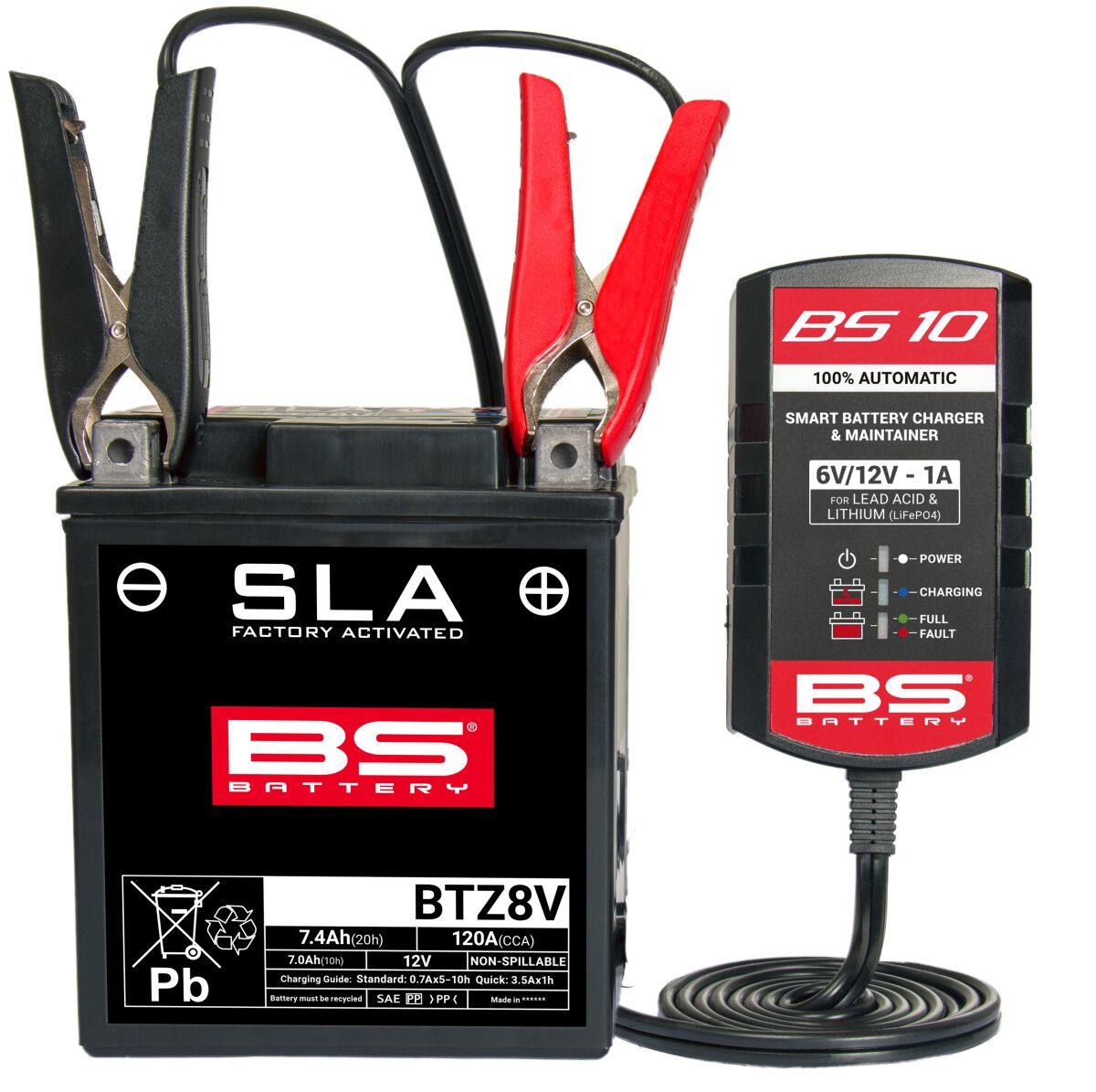 Bs Battery SMART Battery Charger & Maintainer For Aprilia SR GT 125 88-24 700516