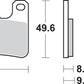 Sbs DC Racing Dual Carbon Brake Pads For Suzuki VZR 1800 R 2004-2021 806DC