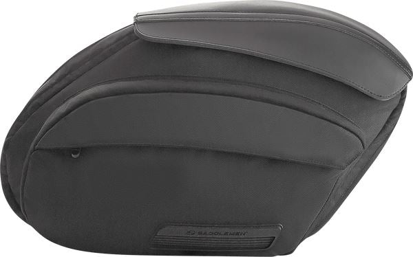SADDLEMEN Saddlebag Black Expandable EX000968D