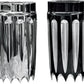 Paul Yaffe Bagger Fork Slider Covers For Harley FLS 1690 83-17 SC-YB-6.25-BLK