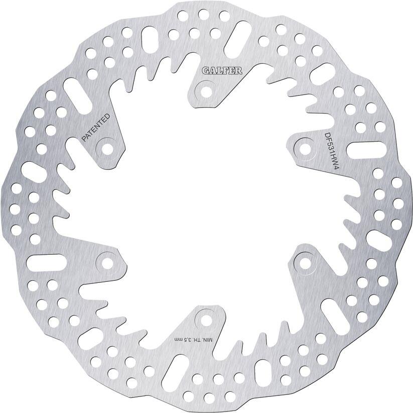 Galfer Brake Rotor Shark Fixed For Yamaha YZ 250 2020-2027 Silver DF531HW4