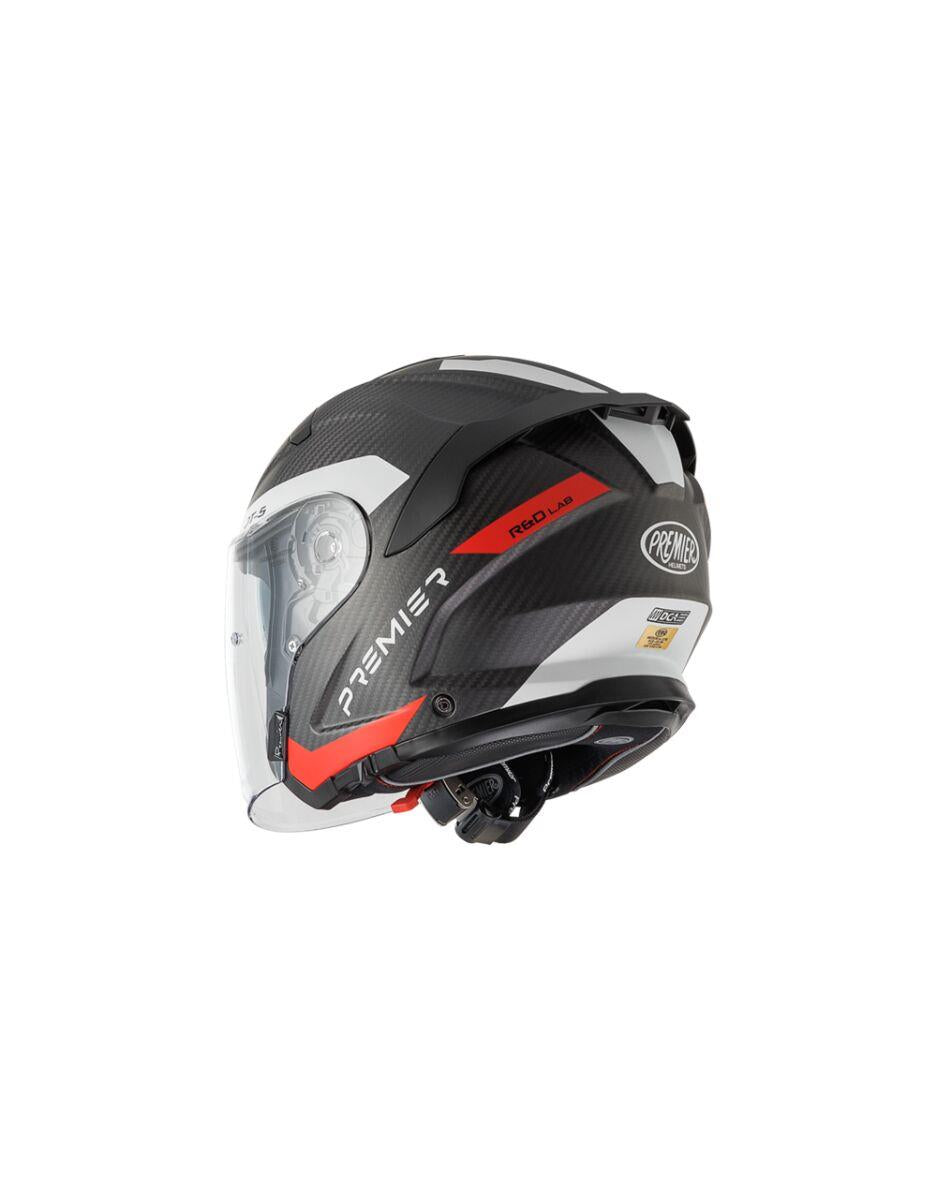 PREMIER HELMETS JT5 Carbon Gray Motorcycle Helmet