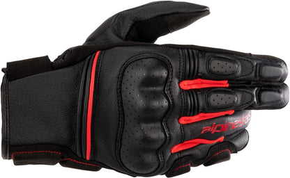 Alpinestars Phenom Leather Gloves Black Red