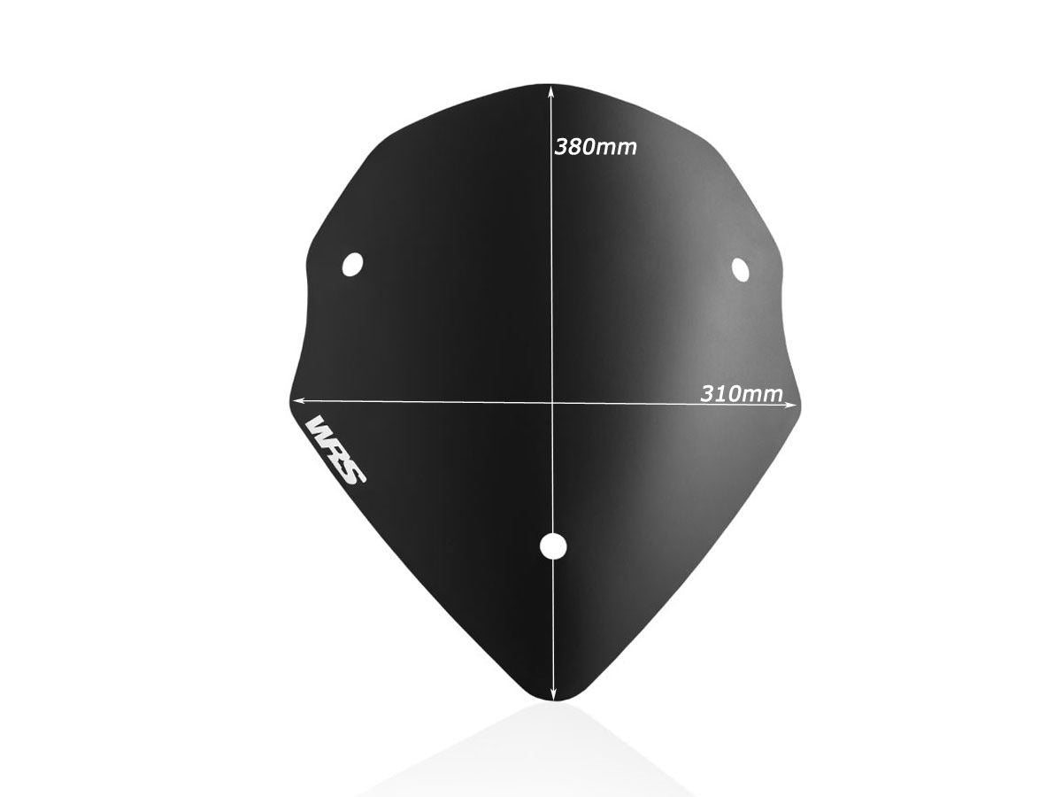 WRS Windscreen Sport Ducati Multistrada V4 Matte Black Du007no