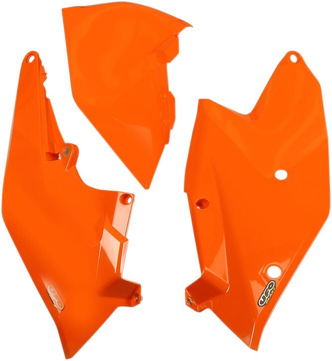 UFO SIDE PANELS W/AIRBOX COVER KTM SX/SX-F/EXC ORANGE KT04062-127