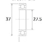 BLACK BEARING Bearing B3 27.5X37X7MM UB-275377-B3