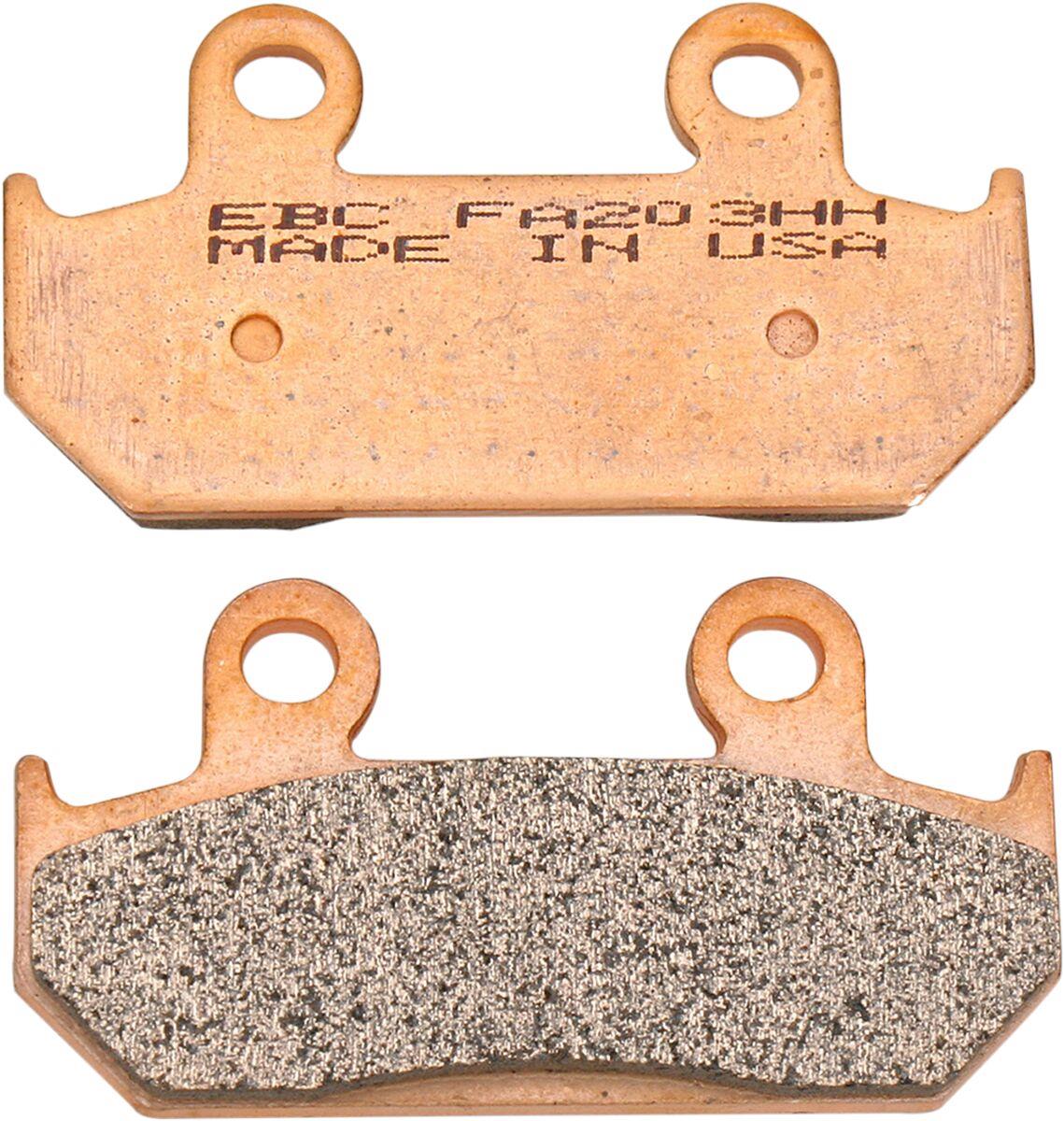 Ebc Sintered "HH" Brake Pads For Honda CBR 600 F 1991-1994 Copper Alloy FA203HH
