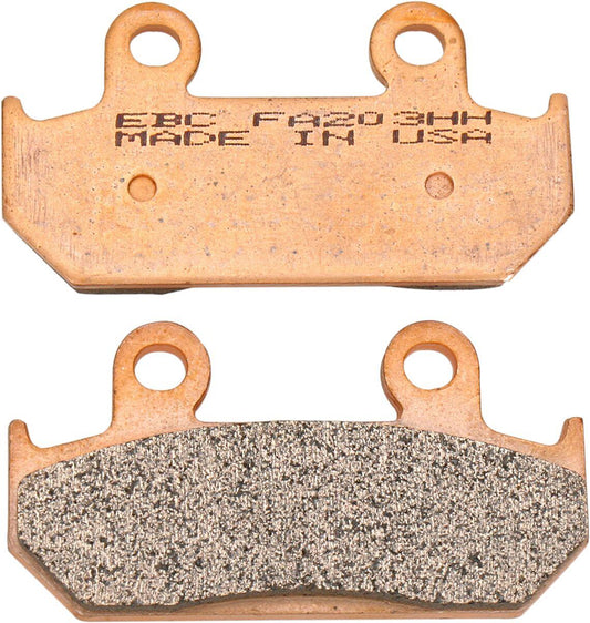 Ebc Sintered "HH" Brake Pads For Honda CBR 600 F 1991-1994 Copper Alloy FA203HH