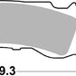 Sbs Sintered Brake Pads For Honda GL 1800 2018-2021 Sintered Metal 952HS