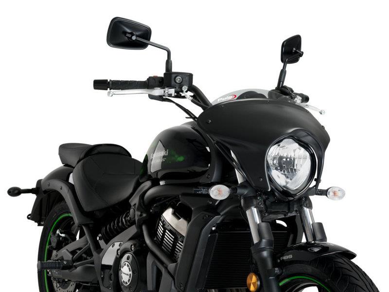 PUIG Batwing Sport Screen Light Smoke for Kawasaki Vulcan 650 S 15-25 21075H