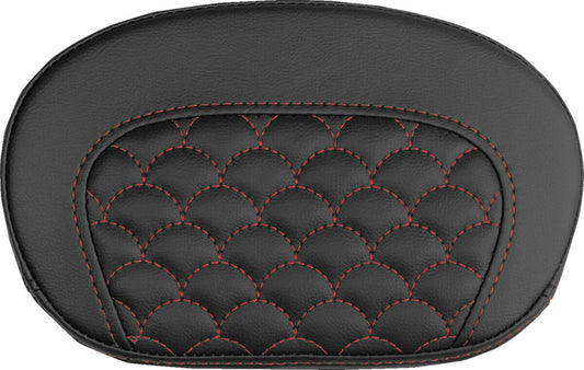 Saddlemen Mini Contour Sissy Bar Pad Black Red Saddlehyde 061020904