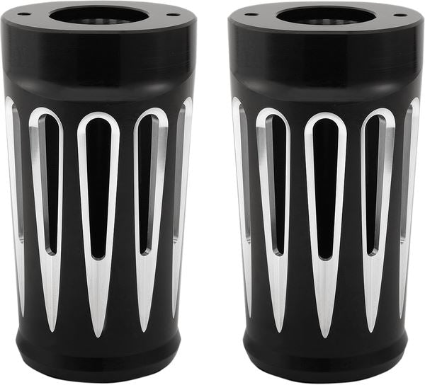 Arlen Ness Aluminum Fork Boot Covers Black For HD FLHRXS 1868 14-24 20-034