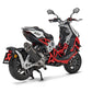 Akrapovic Slip-On Line Muffler Scooter TI For Italjet Dragster 300 2024 S-IT3SO1-HRTBL