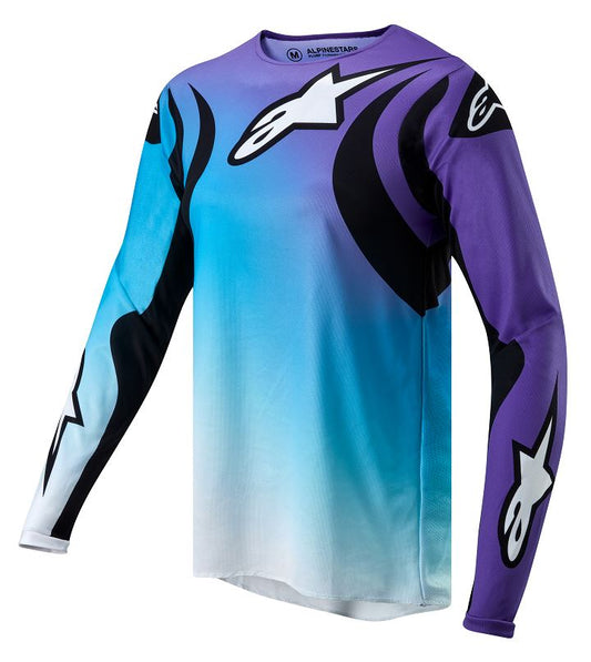 Alpinestars Women's Stella Fluid Jersey Blue Purple White