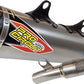 Pro Circuit Ti-6 Pro Titanium Exhaust System With Carbon End Caps To Fit Husqvarna FC450 KTM SX-F450