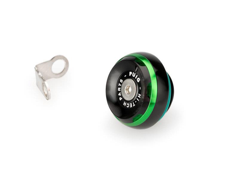 Puig Engine Oil Filler Cap Green 8913T