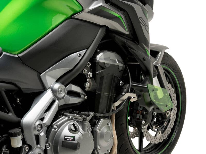 PUIG Naked Downforce Spoilers Black for Kawasaki Z900 17-19 20327N