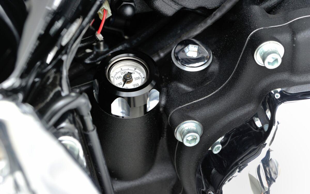 DAYTONA Oil Temperature Dipstick M8 Black Billet 88252
